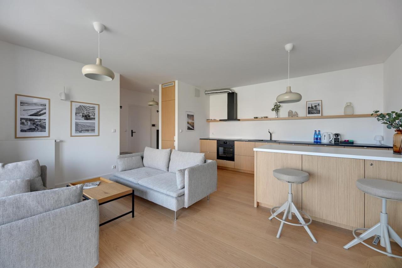 Tarasy Baltyku Seaside, Sauna, Gym & Free Parking By Downtown Apartments 格但斯克 外观 照片
